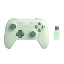 8BitDo Kabelloser 2,4-G-Gaming-Controller mit Hall-Effekt-Joystick für PC für Raspberry Pi Android, Grün