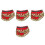 4Pièces Ceinture Danse Chainette Décorative Accessoire Danseuse 7