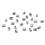 500 fermoirs de boucles d'oreilles en acier inoxydable 1