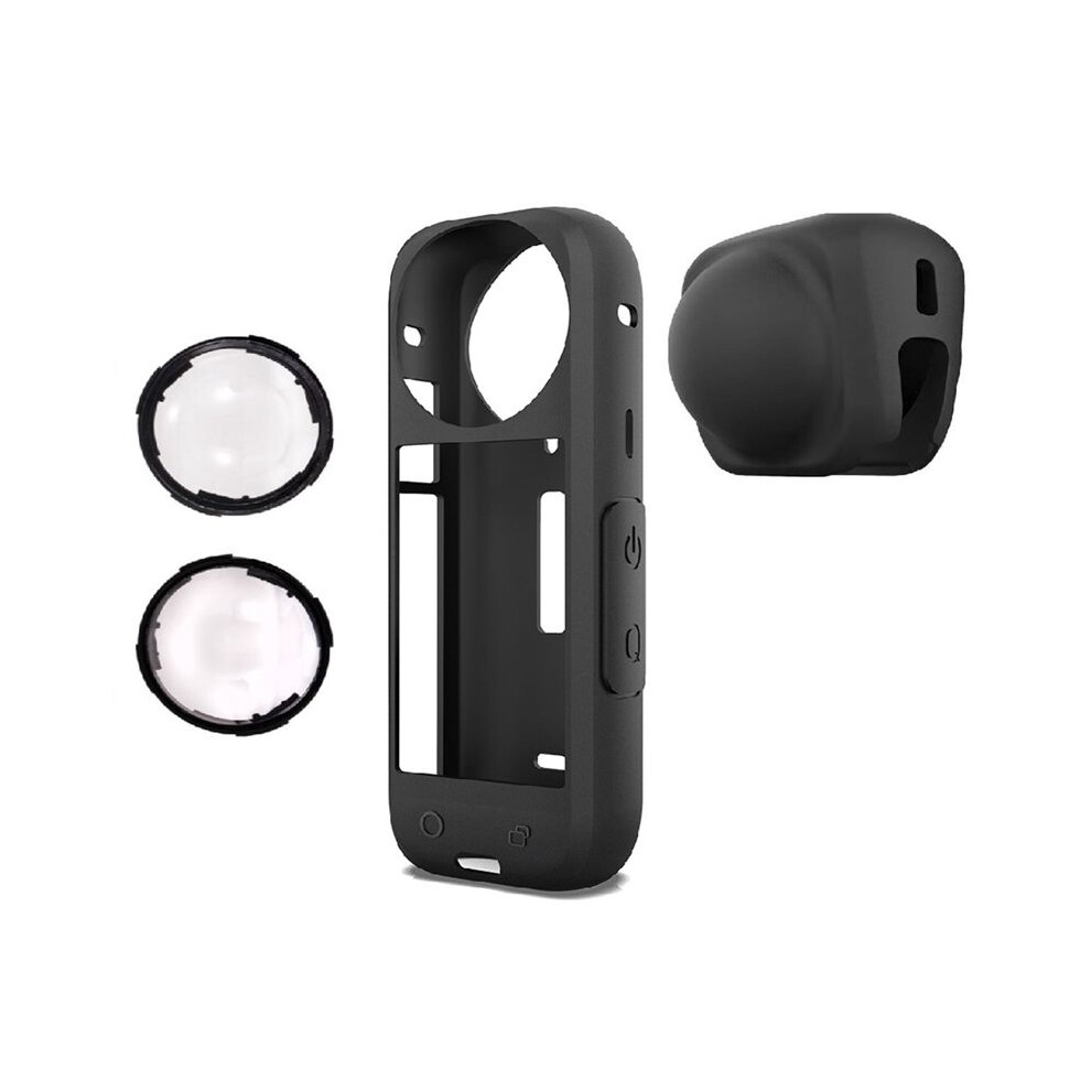 Lens Guards For Insta 360 X4 Plastics Case Lens Protector Cover For X4 Accessorie Black 6033906287002