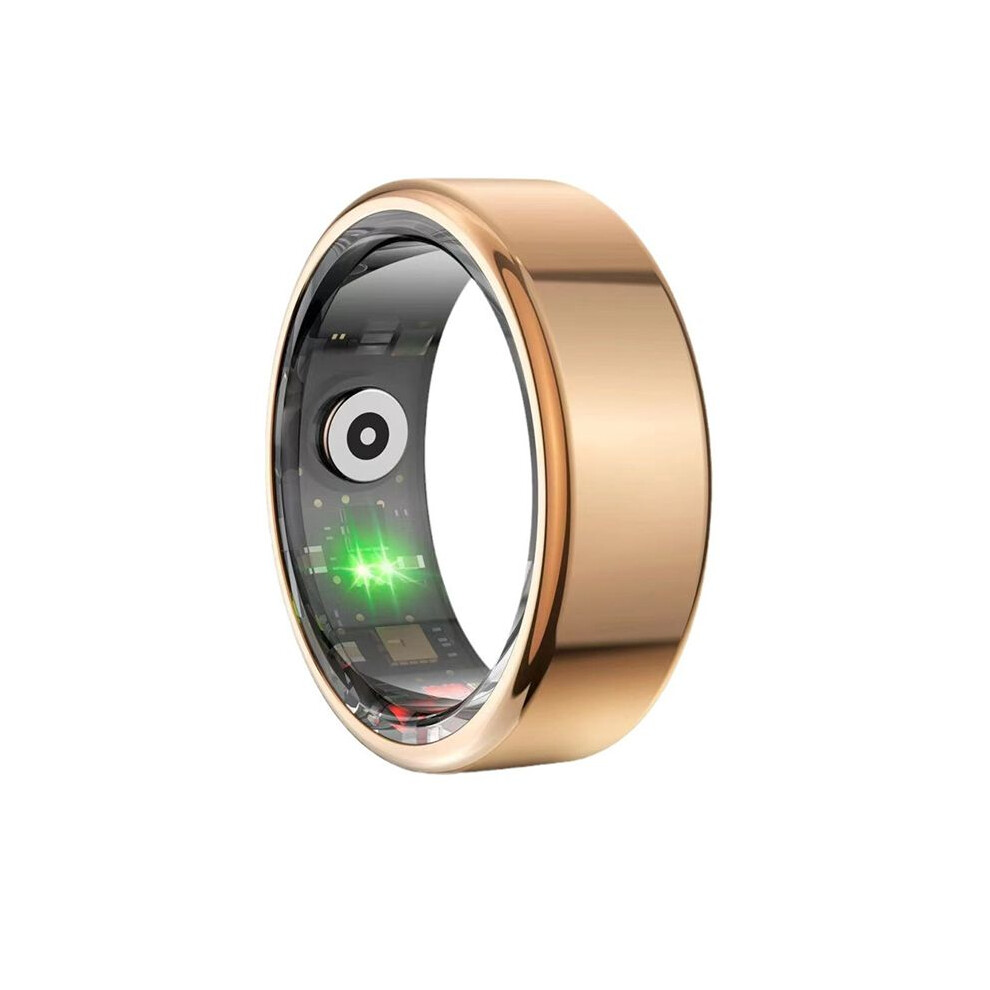 R06 Ring, Health Monitor, Heart Rate Sleep Monitor Ip68 Waterproof Multi-Sport Modes Gold 4712494444340