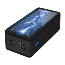 Solar Charger 10000 MAh Wireless Charging Large Capacity Mobile Phone Outdoor Camping Mobile Power Bank