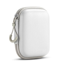 Pebbled Portable Hard Shell Digital Gadgets Storage Bag Earphone Charger Case Plug Data Cable U Disk Organizer B