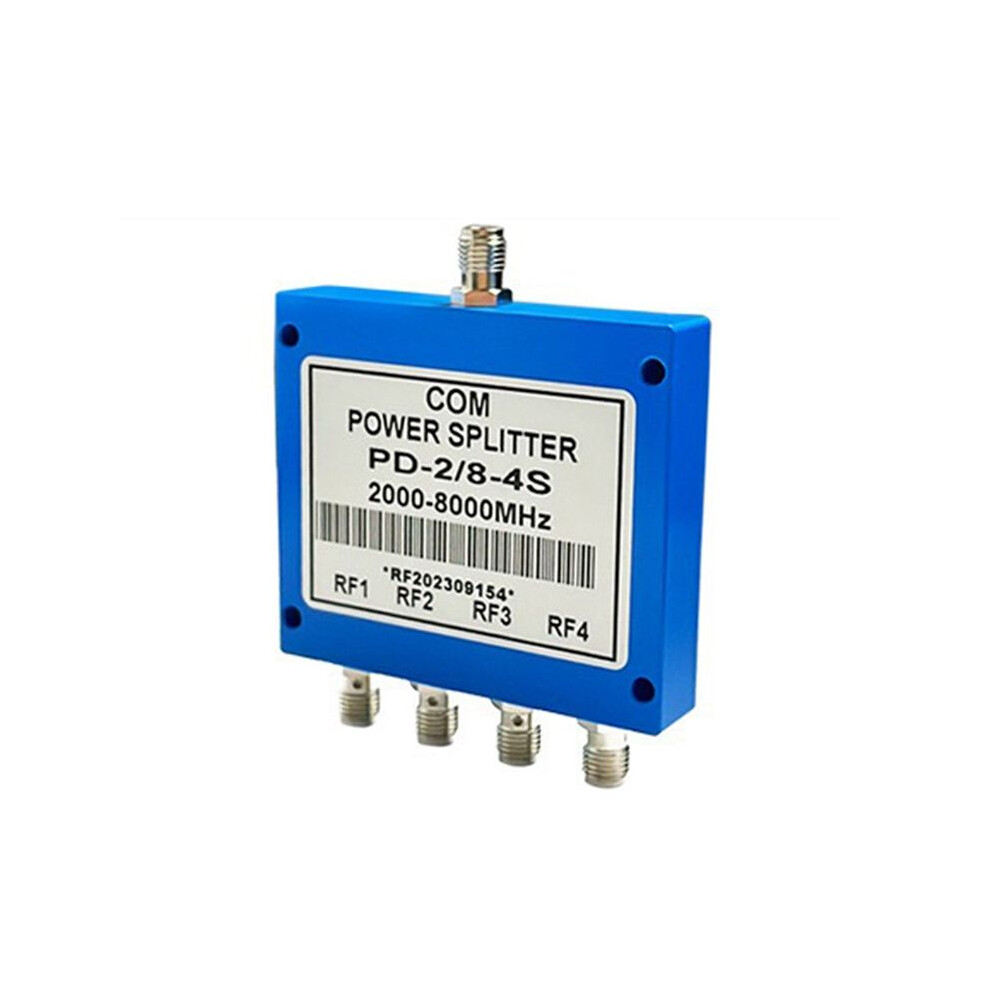 2000-8000Mhz Power Splitter 4-Way Microstrip Rf Power Divider Combiner With Sma Female Connectors 6034148719986