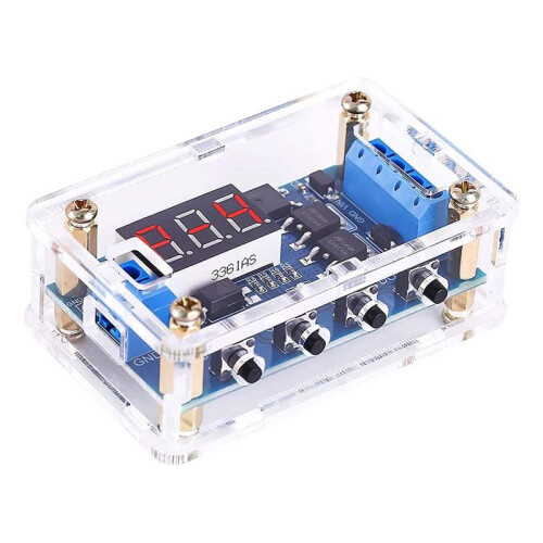 J04 Timer Delay Relay  5V 12V 24V  Off Timer Module Trigger Cycle Dual MOS Delay Control Board with Digital Tube