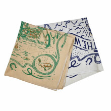 Western-Muster-Bandanas, 2 Stück, modisches quadratisches Kopftuch, Motorrad-Kopftuch, Streetdance-Kopftuch, Mehrzweck-Bandanas