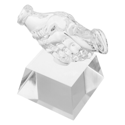3Pièces Trophées Transparent Main Serrée École 1