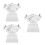 3Pièces Trophées Transparent Main Serrée École 5