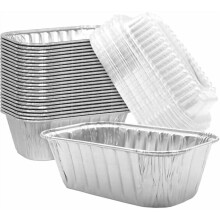 Teglie da pane in alluminio usa e getta extra spesse 6x3,75 pollici (25