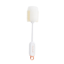 Brosse de nettoyage à trois têtes pour bouteilles, goupillon pour paille dissimulée avec manche allongé, outil de nettoyage intérieur pour