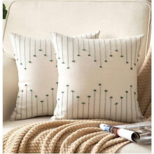 Katoenen boho kussenhoezen 12x20, set van 2