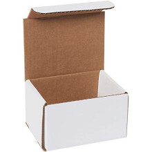 Kleine verzenddozen 5x4x3 inch wit, 50 stuks