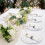 Artificial Hydrangea Rose Candle Ring – 20cm Plastic 2