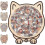 Morandi katt träpussel 135 bitar 1