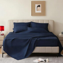 Twin Sheet Set – 6-Piece Microfiber with 16" Deep Pocket