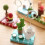 2Pièces Support Notes Mini Théière Coloré Accessoire Déco Table 4