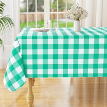 Rectangle Vinyl Tablecloth with Flannel Back, 60x102 in,