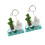 2Pièces Support Notes Mini Théière Coloré Accessoire Déco Table 10