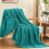 Teal Fleece Throw Blanket 50x60 Inches 1