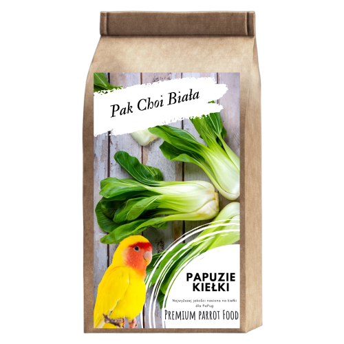 Premium papegøjefoder | Pak Choi hvid | Frø til spirer | til papegøjer 50g