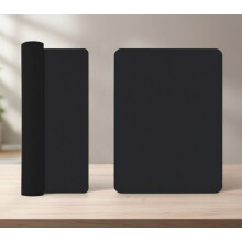 Silicone Mat for Kitchen Counter, Trimable (Black, 15.711.8", 2pcs), BPA-Free, Heat-Resistant, Non-Slip, Compatible with Air Fryer