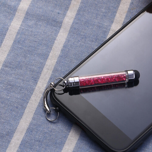 10 penne stilo capacitive universali con glitter per tablet 2