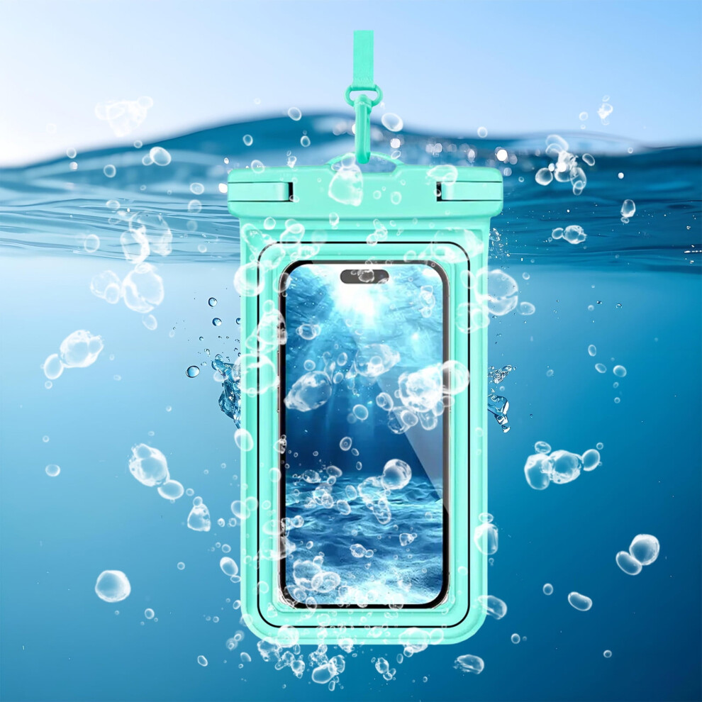 Waterproof Phone Pouch, Touchscreen Compatible Durable Waterproof Case For Swimming Hiking Travel, Snug Fit Outdoor Phone Pouch 9181073256035