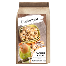 Premium Parrot Food  | Ciecierzyca | Nasiona Na Kiełki | Dla Papug 50G