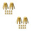 20Pièces Shim En Laiton Pour Manche De Golf Octopus Stables 8