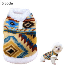 Winterpullover für Hunde – Weiches Fleece, Schneeflockenmuster