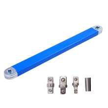 Sada prodlužovacích klíčů s úderovou hlavou s adaptéry 1/4", 3/8", 1/2" – univerzální prodlužovací nástavec pro těsné prostory