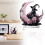 Black Witch on Moon Acrylic Decor Stand 1