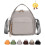 Τσάντα ώμου Veluna Crossbody, Γυναικεία τσάντα ώμου Veluna, Αδιάβροχη εξωτερική, Συμπαγής 1