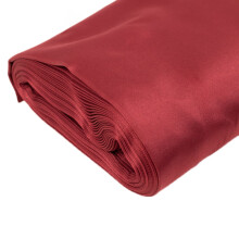 Burgundy 54" x 10 yards Lamour Satin Fabric Bolt Put-up Sewing Crafts Draping Decorations