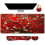 Σετ Mouse Pad Gaming με Στήριγμα Καρπού 4 τεμάχια Red Van Gogh 1