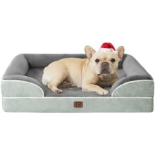 Orthopedic Dog Bed Medium Greyish Green Memory Foam