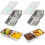 Stainless Steel Double Compartment Snack Containers, 2 Pack 1