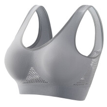 Soutien-gorge de sport lulshou en liquidation - Soutien-gorge de sport sans coutures et sans armatures pour femme - Soutien-gorge de yoga dos nageur