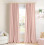 Blackout Linen Curtains 50x84 in, 2 Panels 1