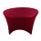 Universal Round Tablecloth with Four Corner Elastic Bands for Secure Fit on Large Circular Tables 1