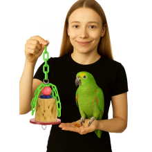 Polly Cactus - Wiszący Kaktus - Naturalny Minerał Dla Papug (Rozmiar Xl) | Korzyści Dla Twojej Papugi
