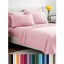 Queen Microfiber Sheet Set 6-Piece Ultra Soft OEKO-TEX