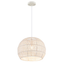 Boho pendant light with adjustable hanging wire