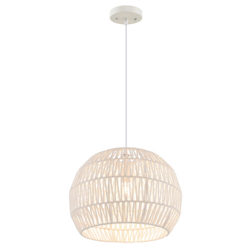 Boho pendant light with adjustable hanging wire