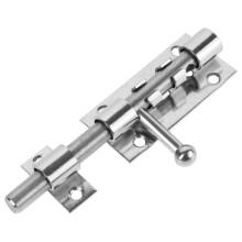 Slide Latch Door Lock Bolt for Home Security Break Resistance 4.76X2.16X0.83in 1Set