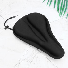 Sella da bici in silicone nero per bici da strada e MTB
