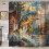 Rustic Cabin Shower Curtain 60x70in with 12 Hooks 1