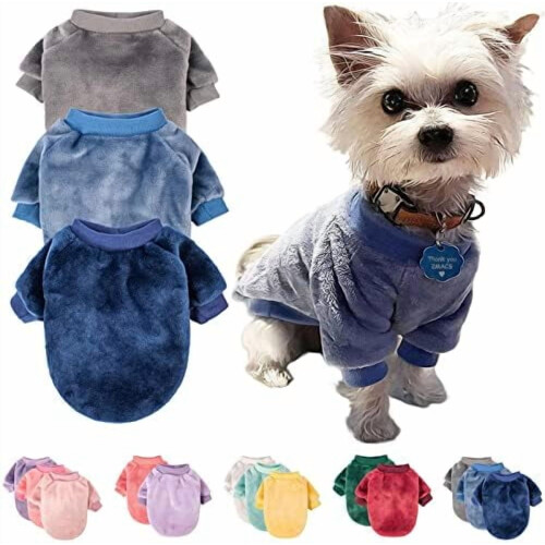 3er-Pack kleine Hunde- und Katzenpullover XXS–XS–S