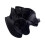 Γυναικείο μεγάλο Scrunchie μαλλιών 14cm με αλογοουρά, ελαστικό δεσίματος μαλλιών, 1