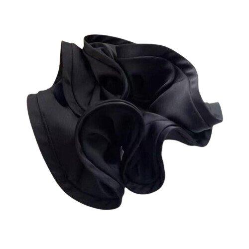 Γυναικείο μεγάλο Scrunchie μαλλιών 14cm με αλογοουρά, ελαστικό δεσίματος μαλλιών,